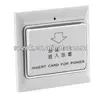 Security and Low Power Wall Switch Systematic Card type Take Power Switch with Proximity Card Insert Card Power Supply