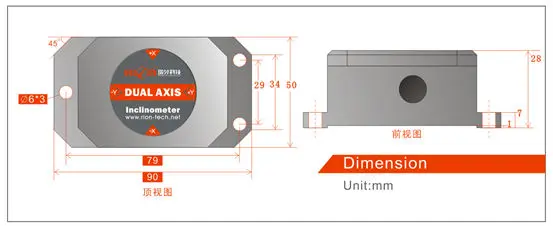 High Accuracy Level Inclinometer Sensor,Boom Lift Angle Sensor,High ...