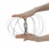 Inductive Flowtoys Outdoor Fun Educational Spring Toy 3D Sculpture Ring Magic Tricks Props