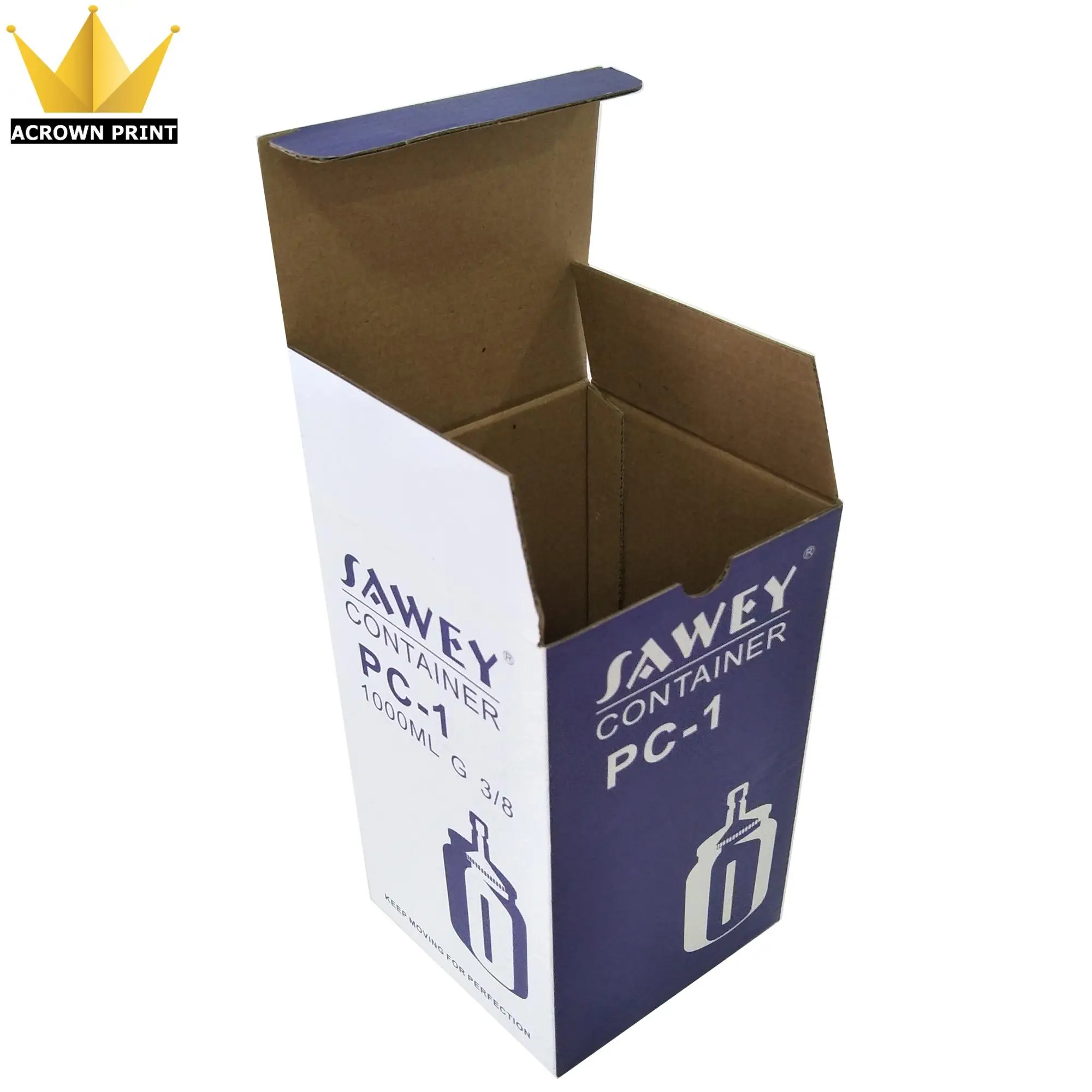 Cheap Full Colour Tab Lock Corrugated Box For Tool Packaging And