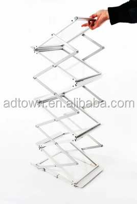 Zigzag Catalogue Brochure Holder Display Rack