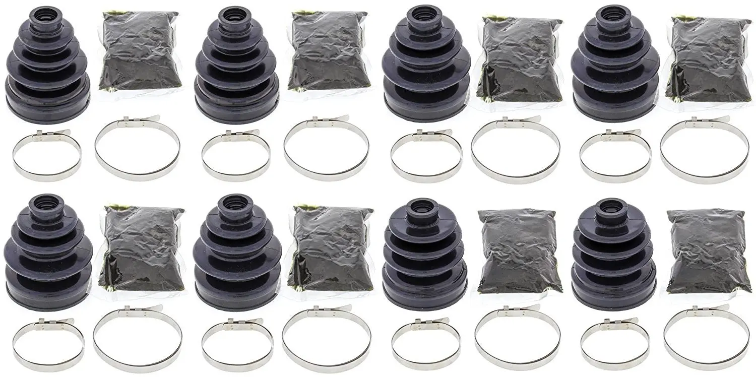 Complete Front & Rear Inner & Outer CV Boot Repair Kit for Yamaha YFM450 Kodiak 2003-2006 All Balls