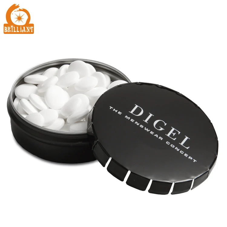 
Empty clic-clac click clack mint tin for candy sweets metal box 