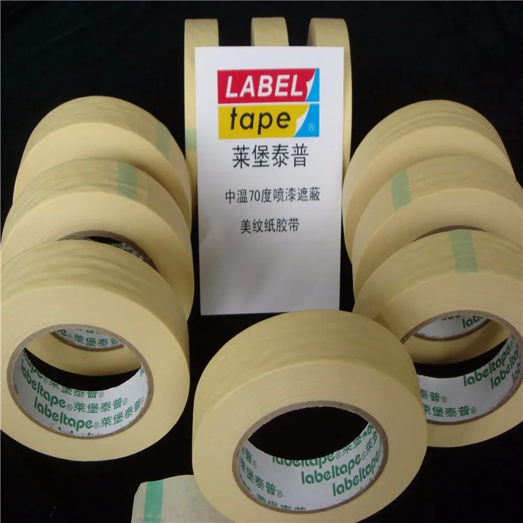 Masking tape for application paint and wood work