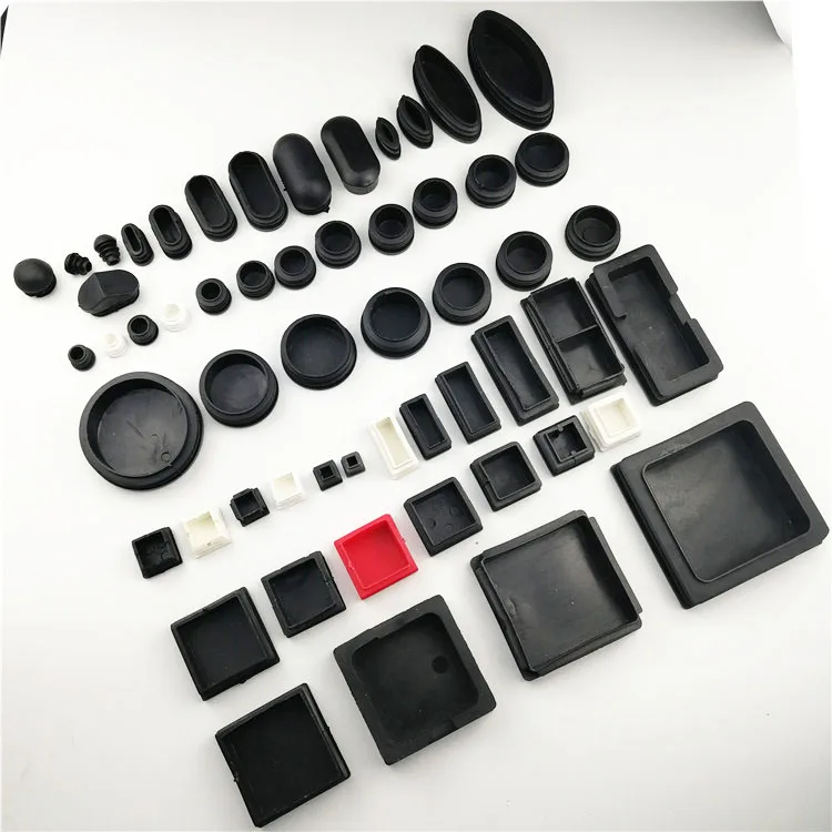 Mesa Redonda Negro Pies De Muebles A Prueba De Polvo Tapones De