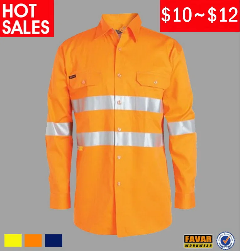 reflective job shirt