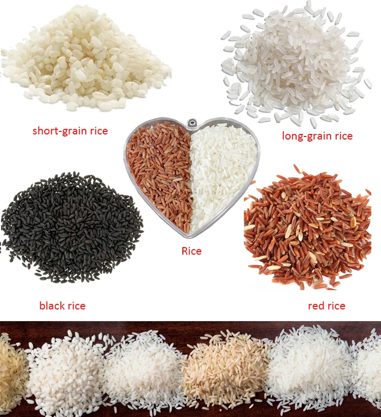 Complete Set Rice Production Line Full-automatic Shot/long Grain Rice ...