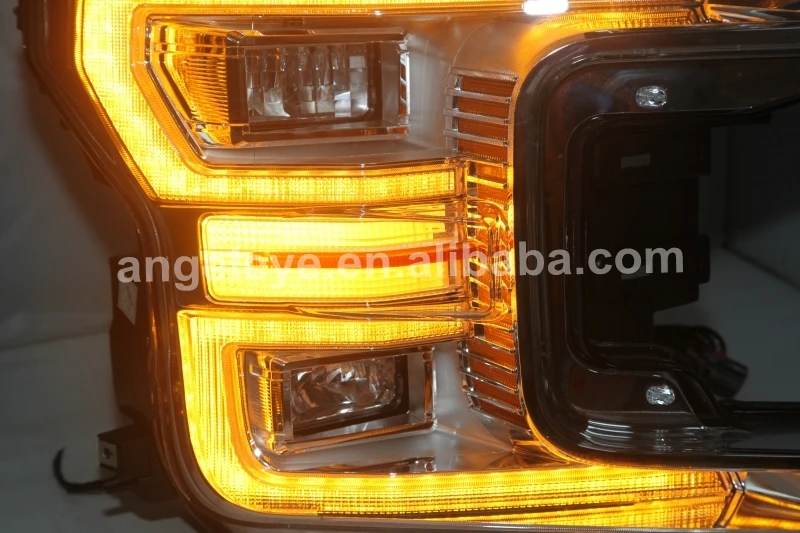 New Arrival led Headlight For FORD for Raptor F150 2015-2017 YZ Flowing Tuning light