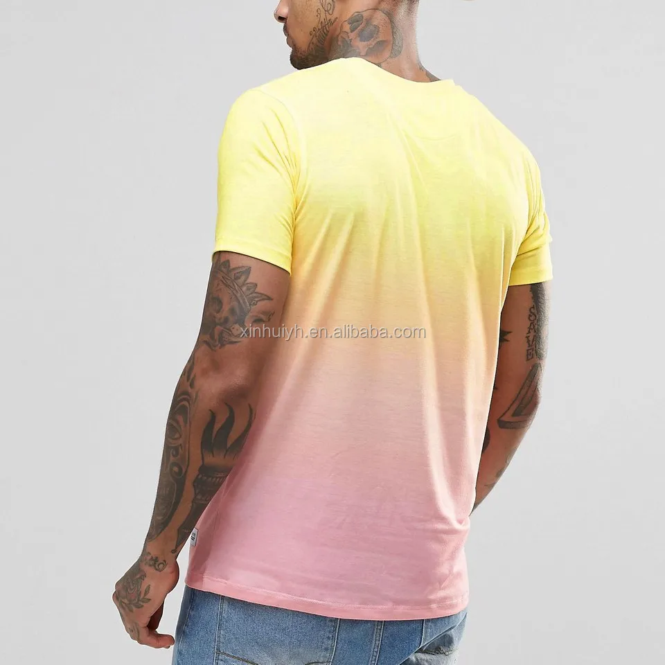 gradient colour t shirt