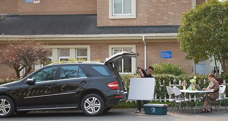 Silla De Bar Plegable De Plástico,Taburete Alto Para Acampar/jardín