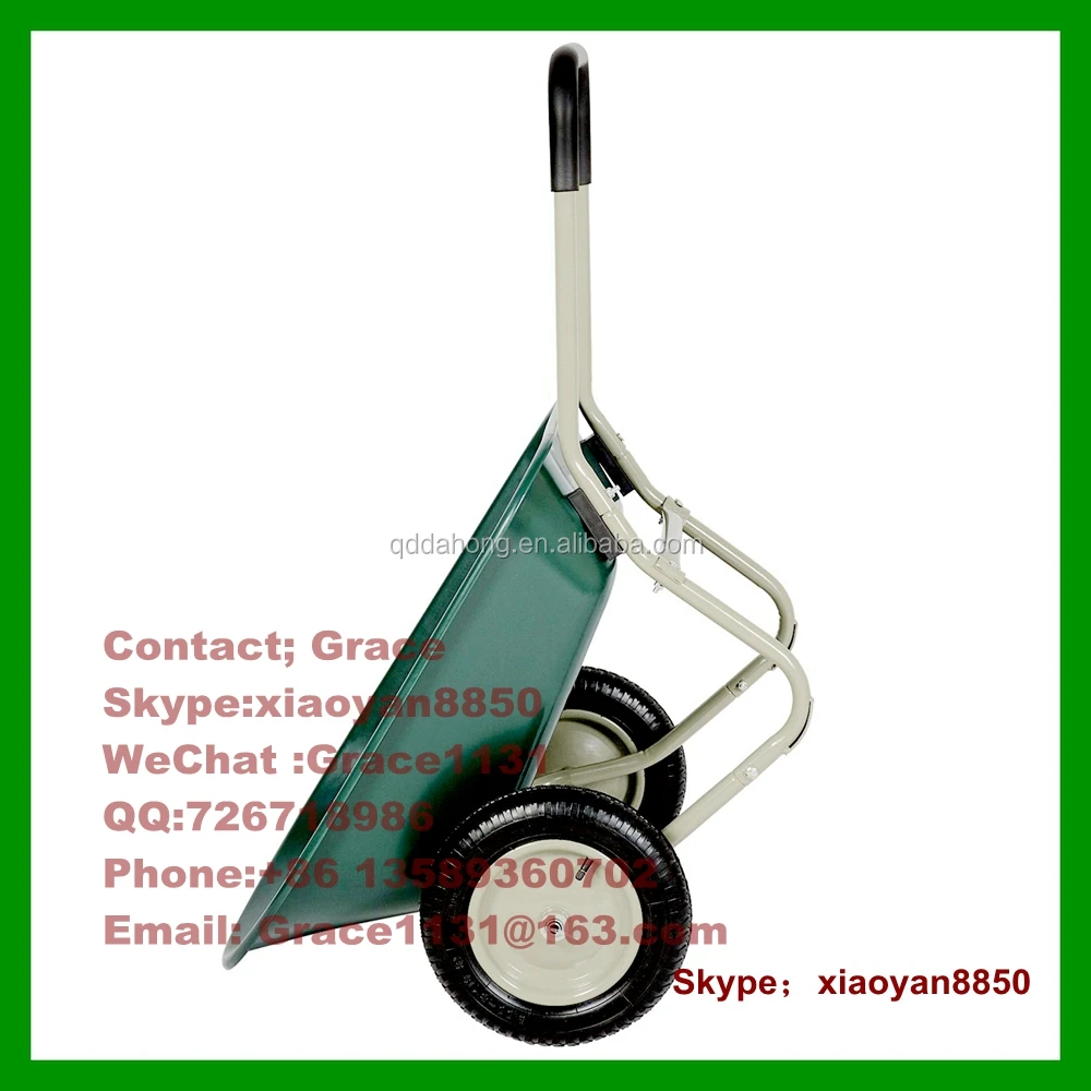 Marathon Dualwheel Residential Yard Rover Wheelbarrow And Yard Cart