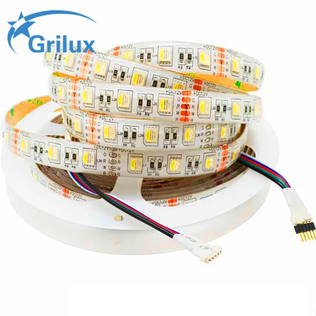 5050 RGBW 3000K 6000K 4IN1 5M 60leds/m LED strip with double-layer PCB