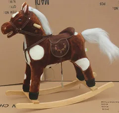 chrisha playful plush horse with sound