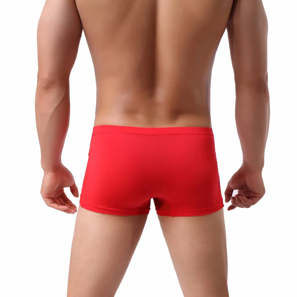 Oem Chinese Factory Sells Men S See Through Sexy Patchwork Boxers For Customization Buy