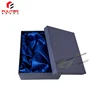 Personalised printing wine glass cardboard silk lined gift boxes
