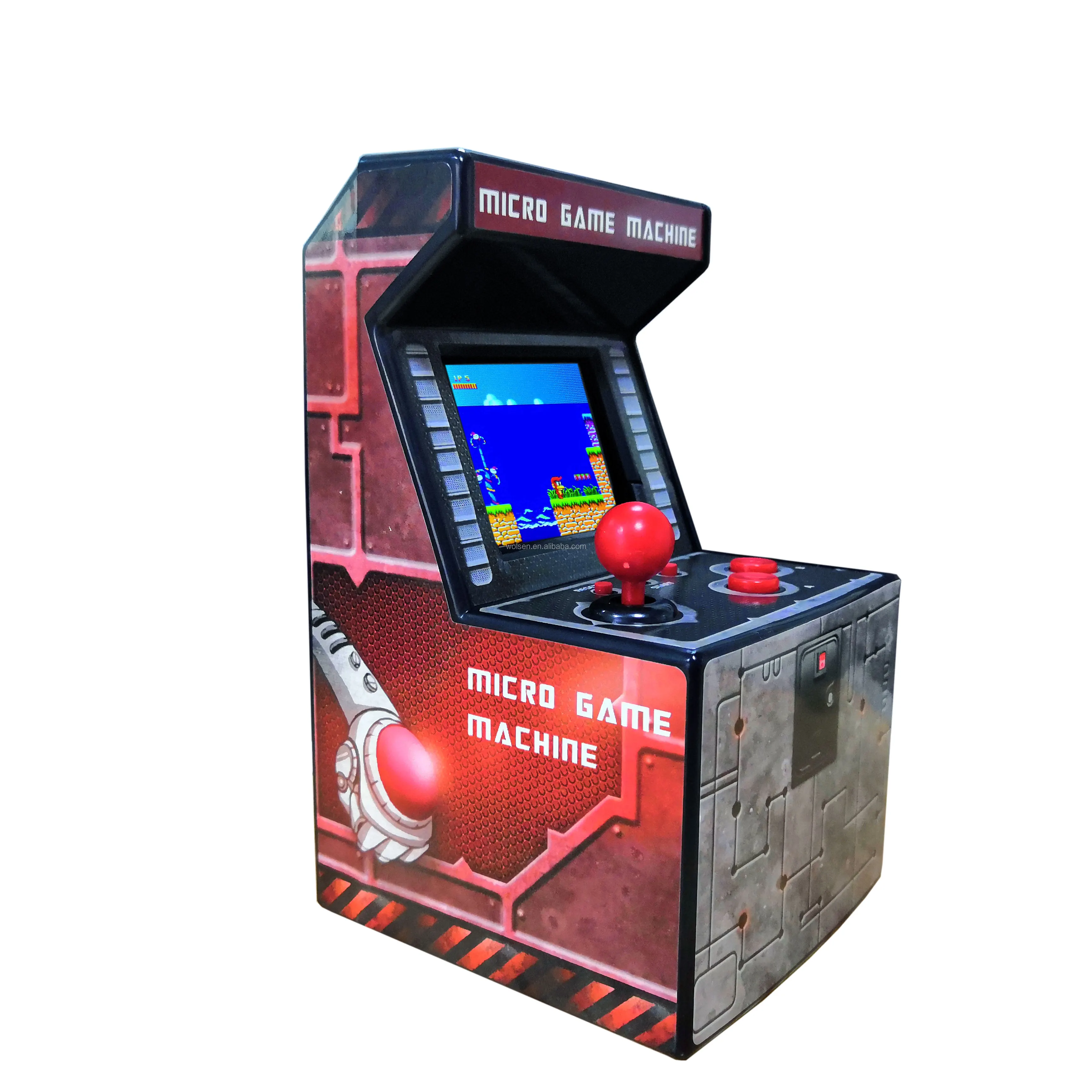 Wolsen 8 Bit Mini Arcade 2.5 Inch Retro Arcade Handheld Gaming System