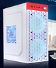 Honeycomb White Design Small Size Mini ATX Computer Case.