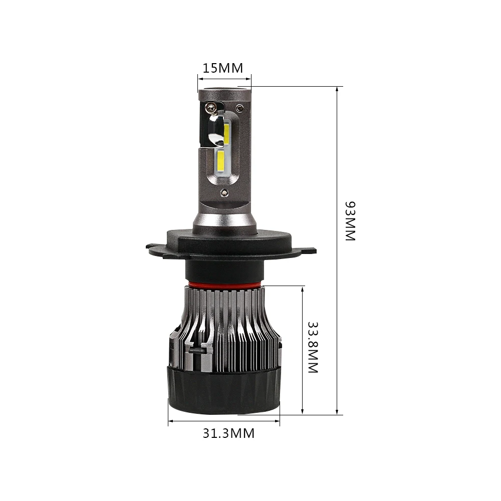 Mini Design Auto Led Headlight Bulb M1 H4 Led Csp Led Headlight 30w ...