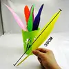 Promotional fancy plastic cheap goose feather quill ball pen for logo