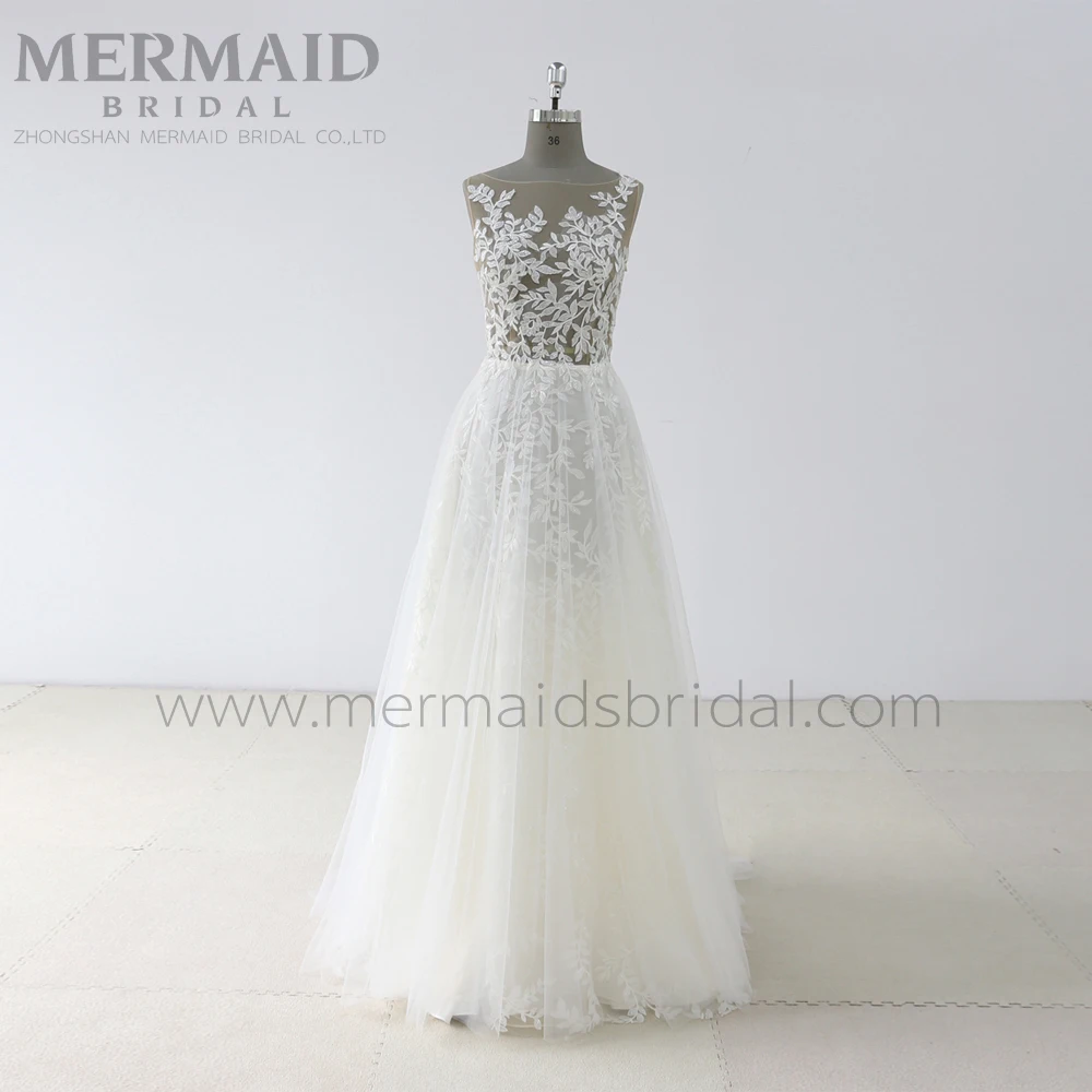 New Backless Bohemian Bling Lace Wedding Dress 2018 Buy New