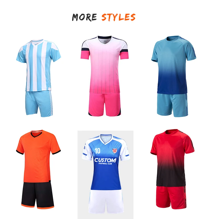 Custom Made Pink Soccer Jerseys Sports Uniforms Football Gradient
