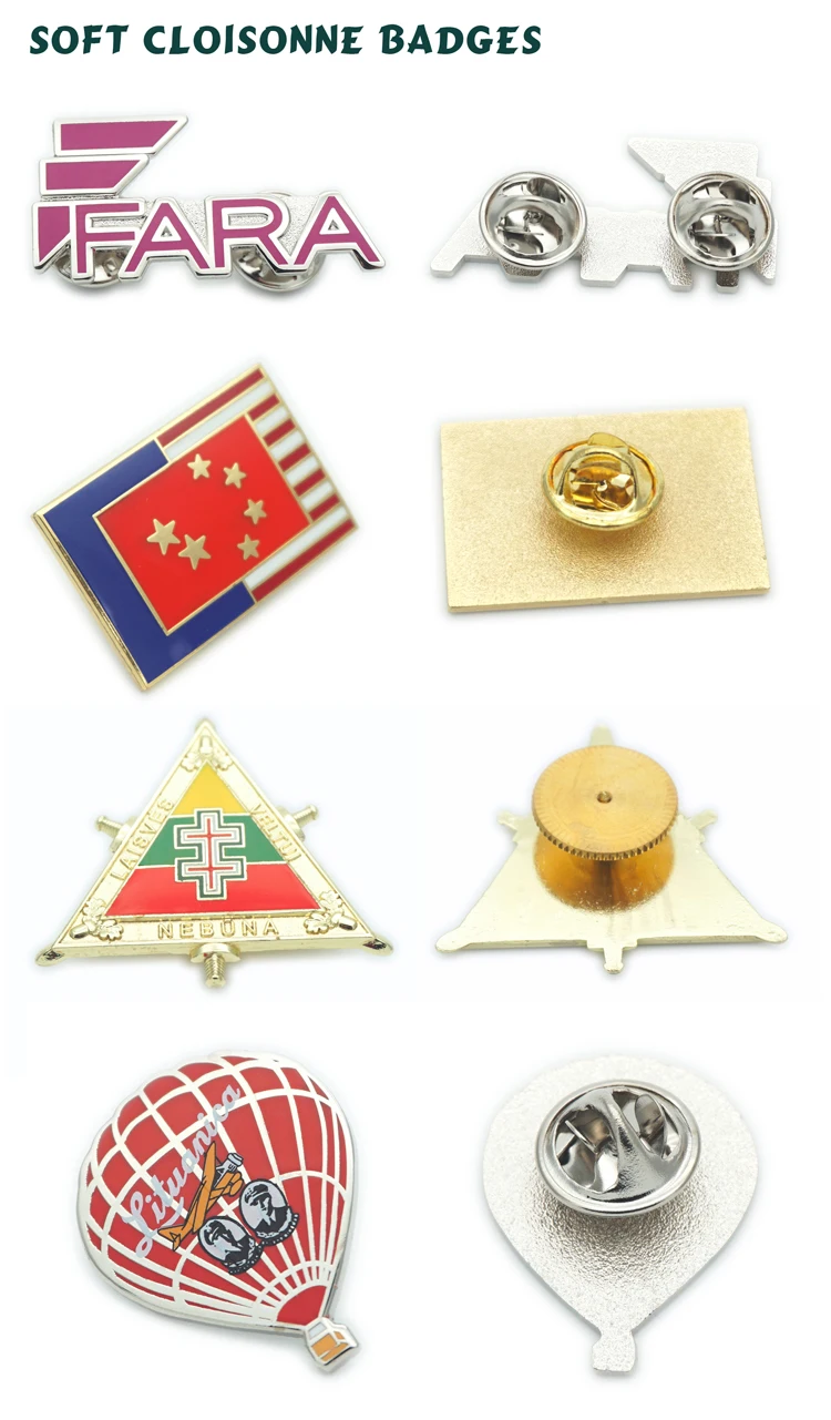02.soft cloisonne badges