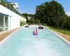 USA Acrylic Endless Swimming Pool/ Outdoor Used Swim Spa/ Balboa System Poo