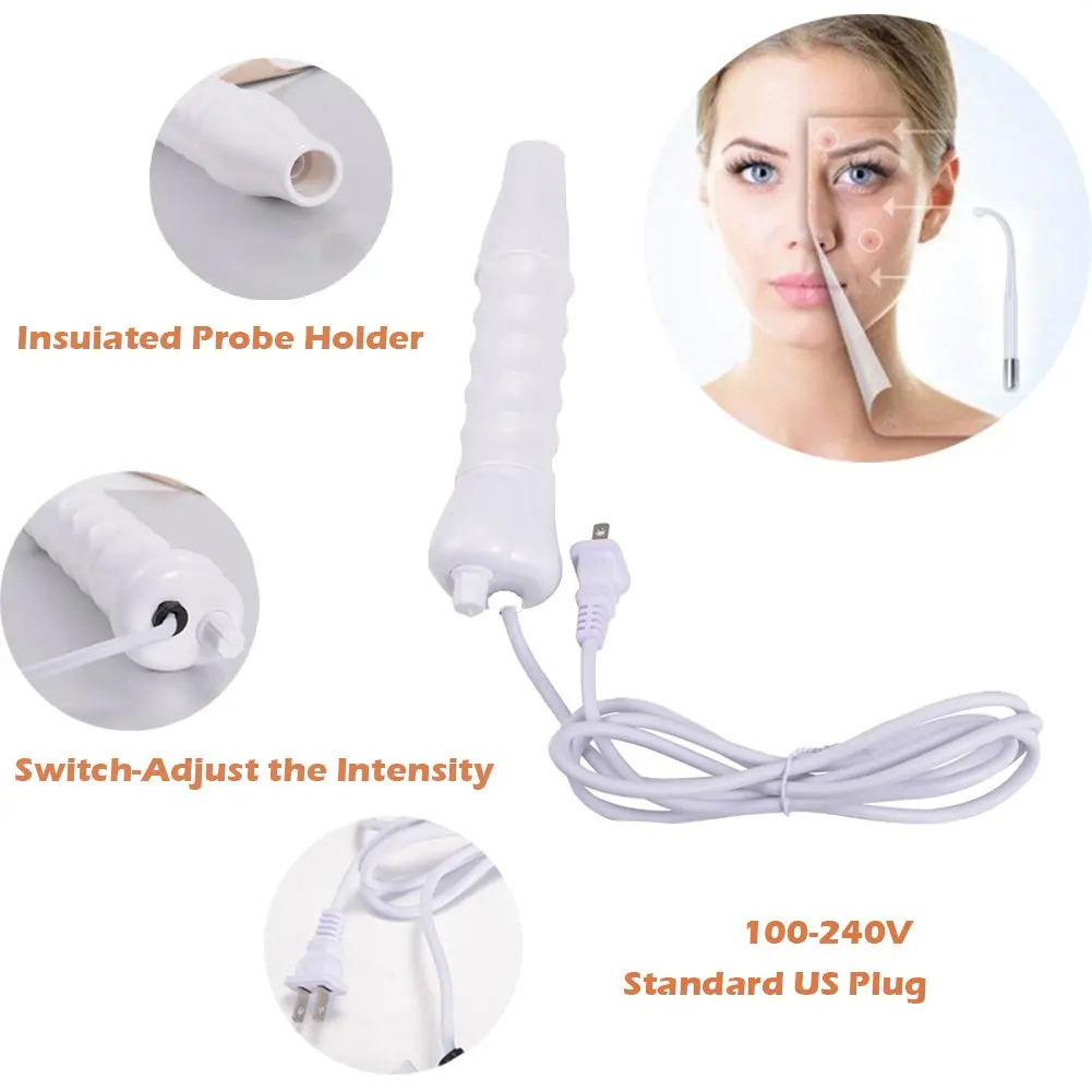 Portable Handheld High Frequency Acne Treatment Skin Tightening Spot Wrinkles Remover Puffy Eyes