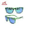 Fashion extreme sports sunglasses green frames floating sunglasses
