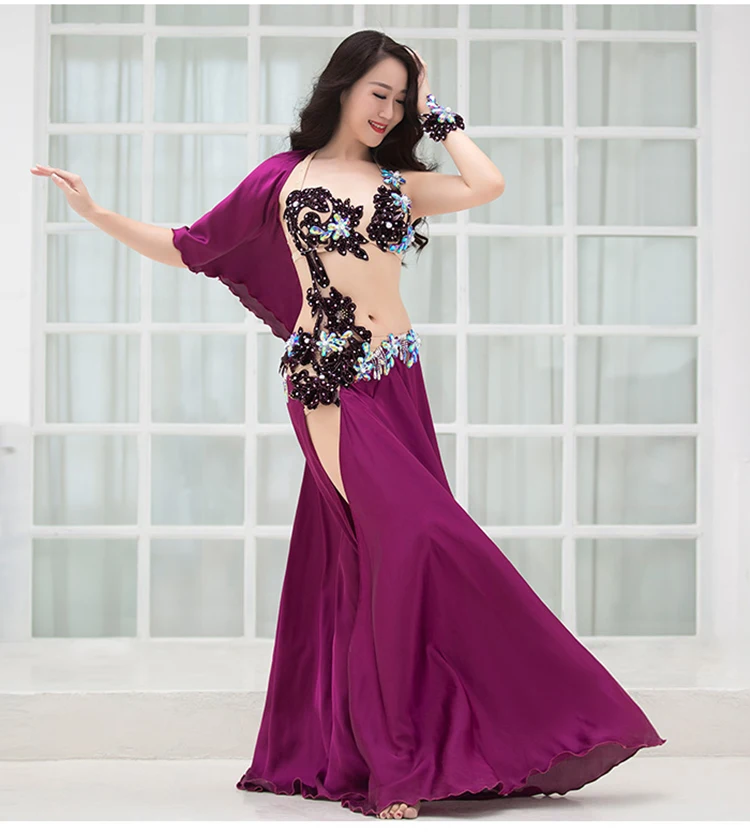 Qc3056 Wuchieal Professional Sexy Egyptian Belly Dance Costume For