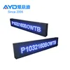P10 32*160 Dots Outdoor Use Single Side Programmable Single Color LED Advertising Display Board LED Scrolling Message Board
