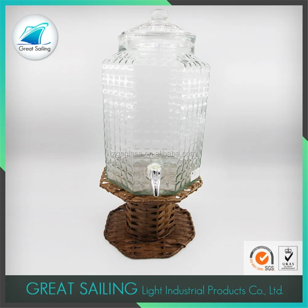 Commercial Beverage Dispenser Honey Dispenser Buy 10l Glass Dispenser