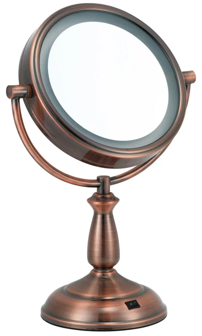 intertek lighted vanity mirror with magnifier