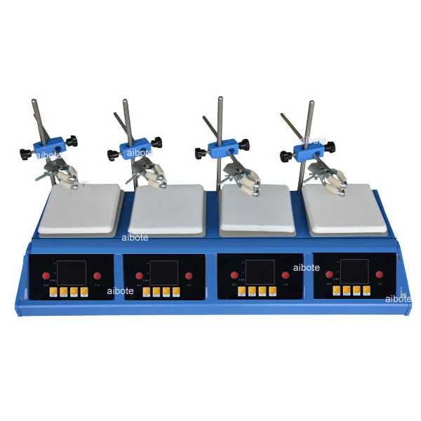 6 positions Heating plate magnetic stirrer