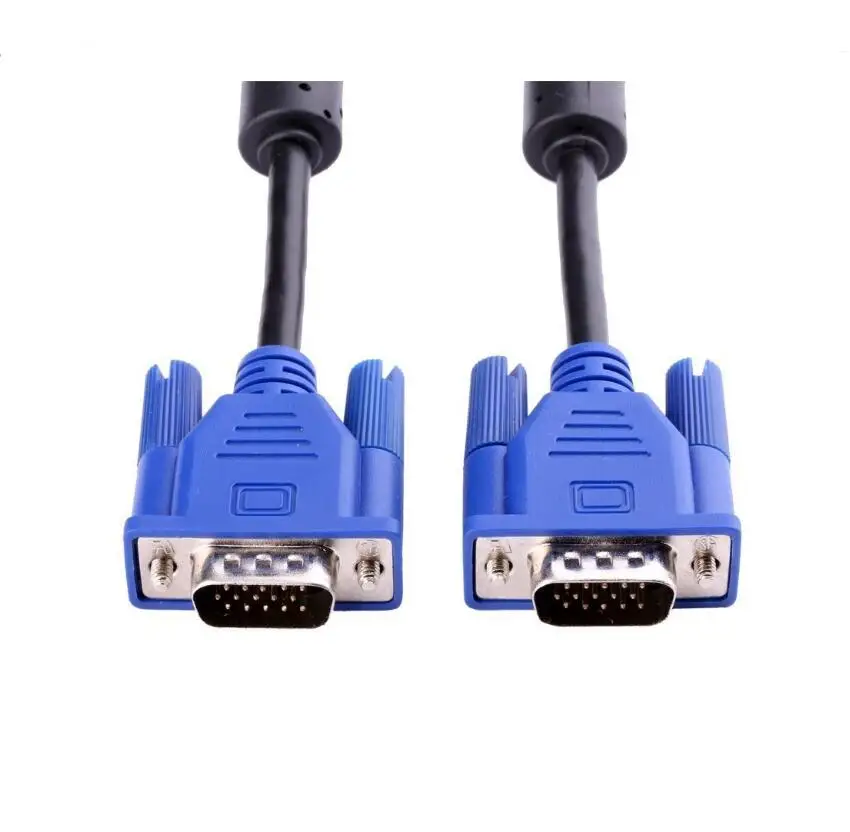 Blue Heads Vga Cable Male To Male 1.5m 3m 5m 10m 15m For Monitor Pc 