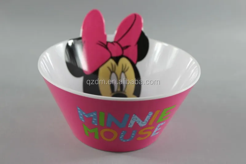 100% Melamine Kids Bowl Melamine Candy bowl Double Print