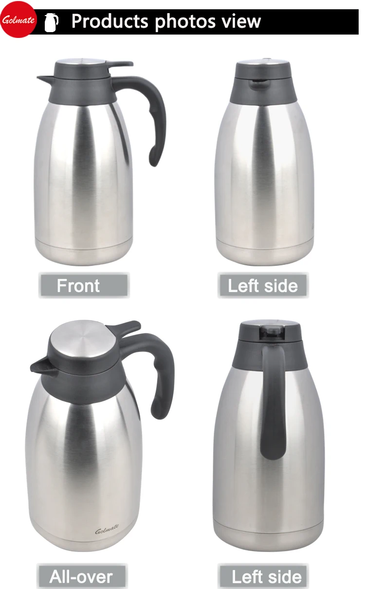 Stainless Steel Thermos Isolation Vacuum Jug,Teapot,Coffee Pot,Flask 1