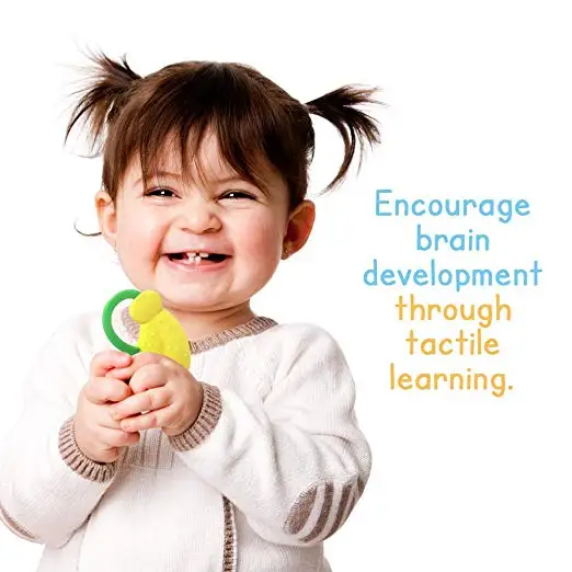 Silicone Baby Teething Toys 5 Pack Bpa Free Natural Organic Freezer