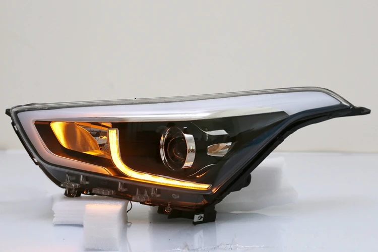Right Hand Drive Projector Lens Ix25 Creta Headlight With Led Dynamic