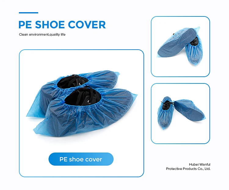 Disposable Elastic Pe/Cpe/Non-Woven Shoe Cover