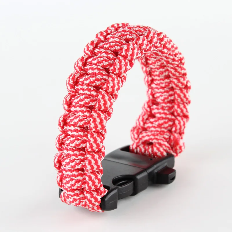 Umbrella Rope Bracelet With Seven Core Camping Fishing Gear Sets Multi