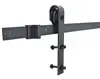 Metal gate roller for barn door hardware kits