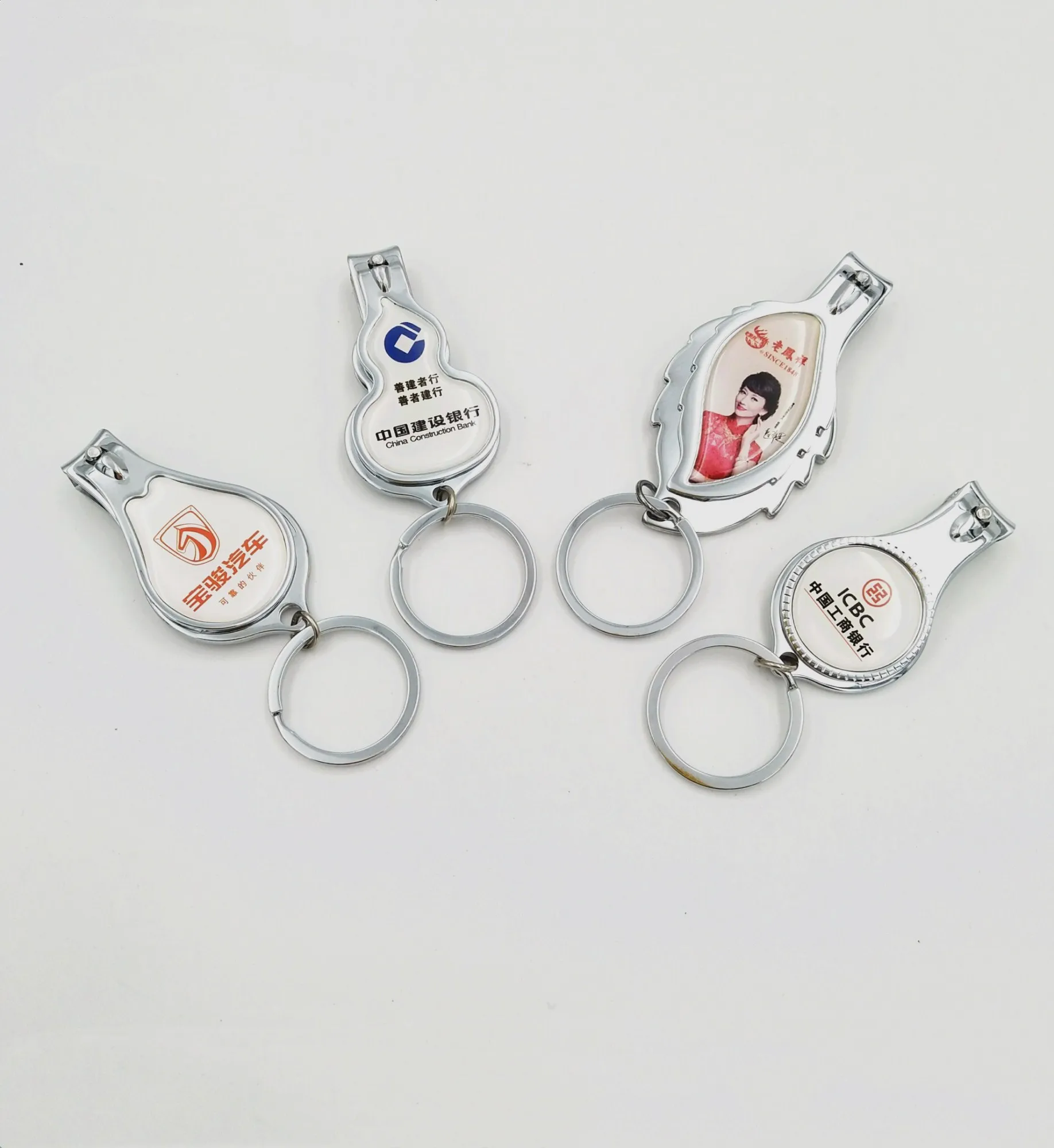 Germany Precision Wedding Souvenirs Keychain Nail Clipper With Bottle