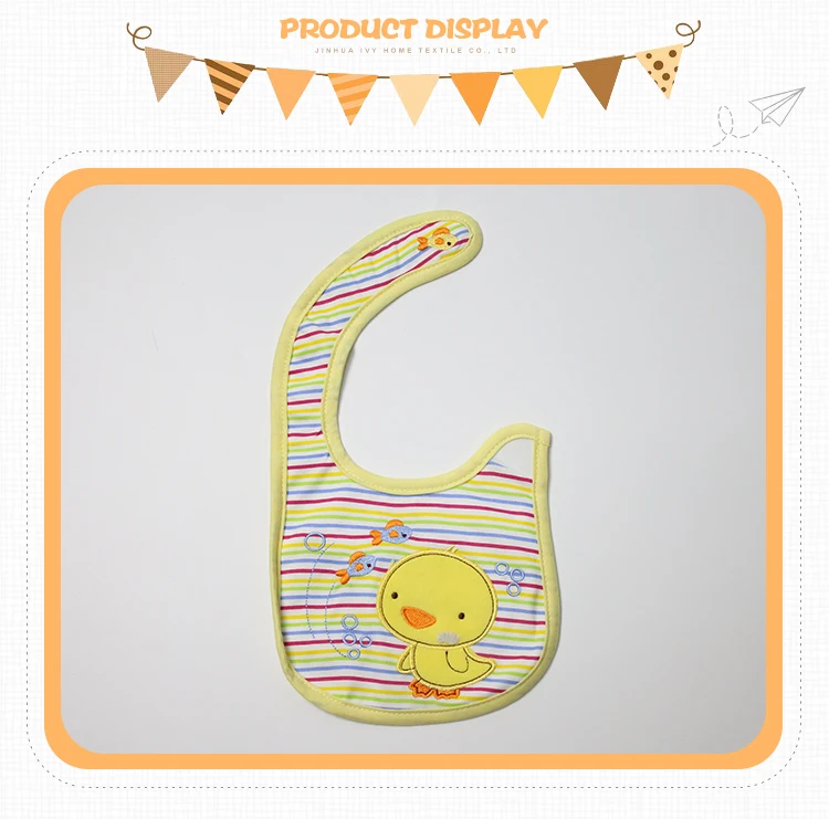 Hot Sale Eco-Friendly Comfortable Embroidery Bibs