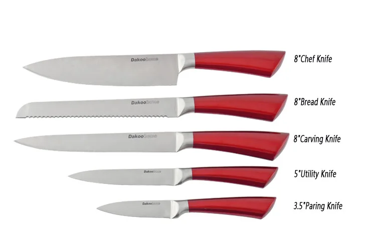 juego de cuchillos DAKOO Knife Set KS085B05, imagen 2