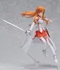 Cartoon female sword hand character model toy,Sword Art Online Figma Kirito Asuna figure Asuna SAO Action Figure