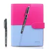 Newyes Custom Logo A5 Leather Eco Notepad Smart Reusable Bullet Journal Gratitude Notebook For School