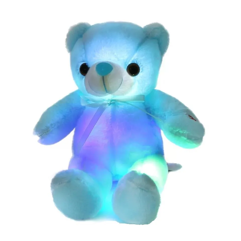 High Quality Led Light Teddy Bear Plush Toy Colourful Teddy Bear Toy ...