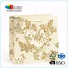 3D effect with crystals wedding design elegant gift paper bag