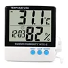 Removable probe Household Temperature Indoor digital LCD ABS thermometer hygrometer